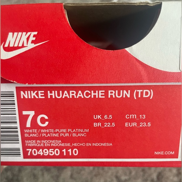 Nike Huarache shoes size 7C - Picture 2 of 4
